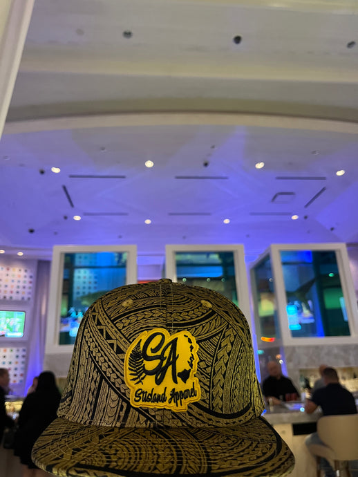 Stisland Apparel Gold Tribal Snapback